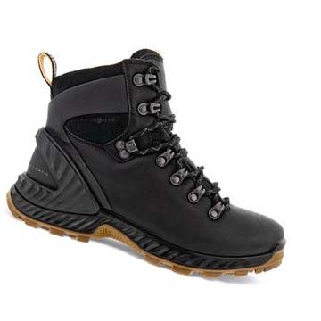 Women's Ecco Exohike Retro Hiker Boots Black | SG 10EBC